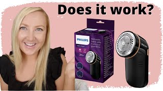 TEST Philips Fabric Shaver GC02680 Honest review amp Demonstration Does it actually work [upl. by Oahc]