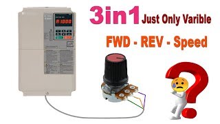 Yaskawa A1000 FWD REV With Potentiometer amp Speed Control [upl. by Sanborne]