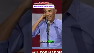 Obama Jumps In To Save Harris Campaign [upl. by Essilec]