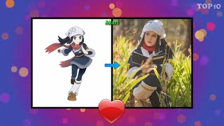 Pokemon Legends Arceus Characters in Real Life  TOP 10 [upl. by Findlay]