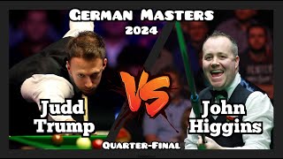 Judd Trump vs John Higgins  German Masters Snooker 2024  QuarterFinal Live Full Match [upl. by Codel]