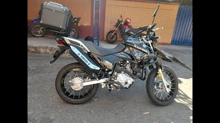 YAMAHA XTZ 150 RINES SELLOMATIC DOBLE PROPOSITO [upl. by Reimer132]