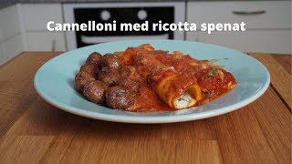 Cannelloni med ricotta amp spenat [upl. by Vinn721]