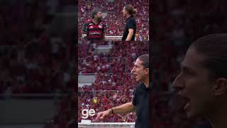 FILIPE LUÍS MANDA GABIGOL JOGAR  FLAMENGO X ATLÉTICOMG  shorts  geglobo [upl. by Yeslek]