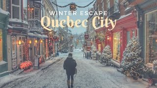 Winter Escape Christmas in Quebec City [upl. by Gilliette]