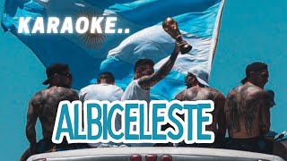 VIUS  Albiceleste Dale Dale Selección KARAOKE [upl. by Derril928]