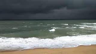 Sindhudurg Shiroda Beach scary view monsoon 2020 [upl. by Milka]