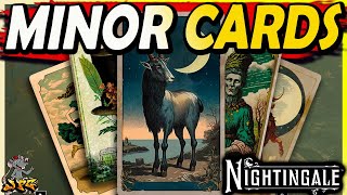 NIGHTINGALE MINOR CARDS EXPLAINED  Modify Your Realms Crafting And Gear [upl. by Cadal140]