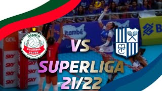 OSASCO x MINAS  SUPERLIGA FEMININA 20212022  AO VIVO [upl. by Maretz270]