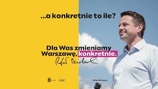 Rafał Trzaskowski Zmieniamy Warszawę konkretnie [upl. by Katine]