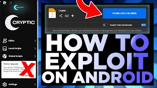 The BEST Roblox Executor Cryptic Android Exploit 100 UNC KEYLESS NO CRASHES Undetected [upl. by Arym292]