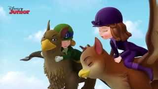 Sofia The First  Griffin Riding  Disney Junior UK [upl. by Entruoc]