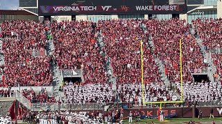 Enter Sandman  Virginia Tech Homecoming Game 2023 [upl. by Johnsson]