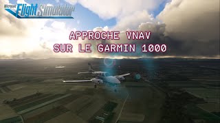 FS 2020  Tuto  Approche VNAV sur le G1000 [upl. by Buschi949]