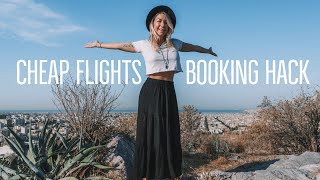 How to find the CHEAPEST flights Skyscanner budget travel booking HACK [upl. by Natika]