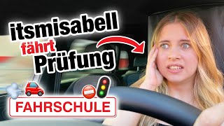 Praktische Führerscheinprüfung mit Itsmisabell 😰 inkl Autogrammkarten  Fischer Academy [upl. by Ialda858]