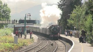 The Welsh Marches Express 4965 Rood Ashton Hall pounds Abergavenny  260915 [upl. by Agle]