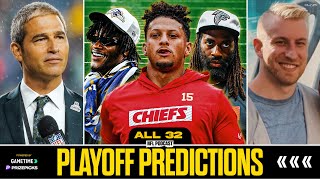 NFL Playoff Predictions and Super Bowl Picks  All 32 NFL Podcast [upl. by Sorrows560]