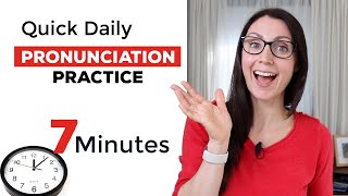 Improve Your English Pronunciation In 7 Minutes [upl. by Talyah470]