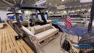 2023 Barletta Reserve Pontoon Walkaround at Minneapolis Boat Show [upl. by Kaliope]