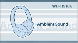 WHH910N How to use the noise cancelling function [upl. by Ecille]