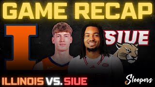 Illinois vs SIUE Game Recap [upl. by Ewart]