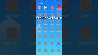 multiple telegram accounts on android🦴🍅‖cloneapp telegram multitelegram multispace android [upl. by Harim]