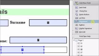 How to Create Form  Fillable PDF Format in Acrobat XI Pro [upl. by Karlin]