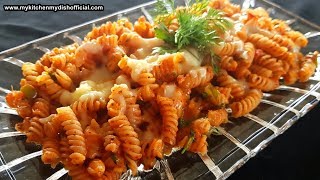 Red Sauce Pasta Recipe  Delicious And Easy Pasta In Red Sauce [upl. by Acinorej523]