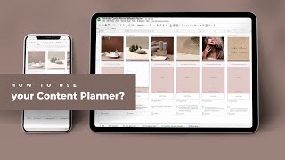 How to Use Your Content Planner Google Sheets Tutorial [upl. by Ahseiym]