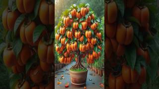 easy to growing persimmon trees from fruit to harvest more satisfying gardening shorts [upl. by Sondra]