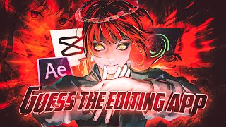 Guess The Editing App Challenge  FT JAZUMIN [upl. by Anilac402]