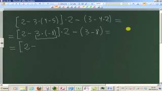 Operaciones con enteros Corchetes y paréntesis UD01 Matemáticas 1º ESO Academia Usero Estepona [upl. by Ynohta]