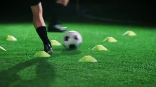 Soccer Drill How to practice different types of dribbling styles [upl. by Rollie503]