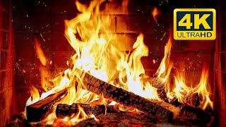 🔥 Cozy Fireplace 4K 12 HOURS Fireplace with Crackling Fire Sounds Crackling Fireplace 4K [upl. by Abel818]