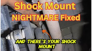 F250 Rear Shock Mount NIGHTMARE Fixed [upl. by Gaudet477]