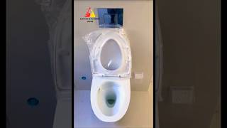 🚽Installing wall hang toilet💦 plumbing shorts toilet [upl. by Osnofla]