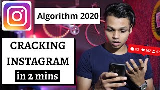 Instagram Algorithm Explained in 2 Mins  How Instagram Algorithm Works 2020 in Hindi [upl. by Nonek]