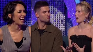 Janette Manraras Cheeky Swipe at Aljaz on It Takes Two [upl. by Karlyn557]