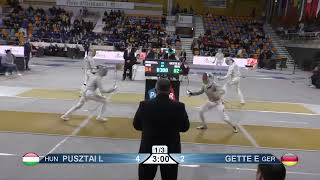 Orleans Grand Prix 2022 SWS  L64  Liza Pusztai HUN v Elisabeth Gette GER [upl. by Eisinger]