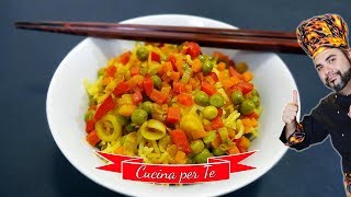 Riso Speziato con Verdure  Ricette Vegane [upl. by Sweatt]