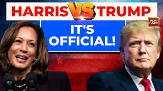 US Elections Harris Vs Trump Officially On The Cards After Kamala Harris Secures Enough Delegates [upl. by Enahpets]