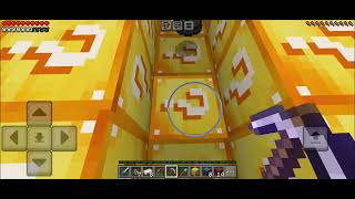 Playing Lucky Block in MCPE HarshPlays [upl. by Dranreb958]