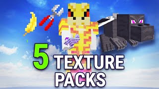 5 BEST Skyblock Texturepacks  Custom Pack Hypixel Skyblock [upl. by Huey]