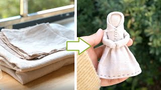 How I Make Simple Cloth Doll  DinLife [upl. by Ecirp]