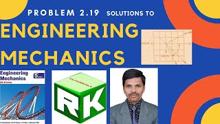 Problem 219 Solutions Engineering Mechanics Timoshenko Young Resolution of Force [upl. by Alywt459]