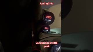 Mfd15 gen2 Audi rs3 A pillar gauges [upl. by Casmey]