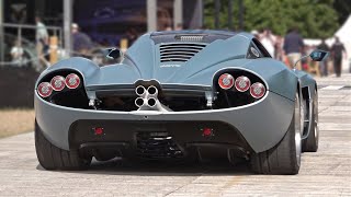 2022 Pagani Huayra CODALUNGA amp R in Action  Start Up Accelerations amp Exhaust Sounds [upl. by Paucker341]