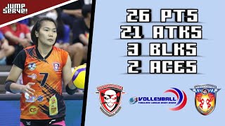 Mylene Paat Highlights Nakhon Ratchasima Vs Nakornnont  🇹🇭 Volleyball Thailand League 20212022 [upl. by Carson]