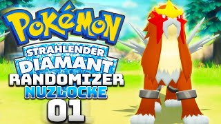 EIN LEGENDÄRER START Pokémon Strahlender Diamant RANDOMIZER NUZLOCKE Part 01 HD [upl. by Nidorf]